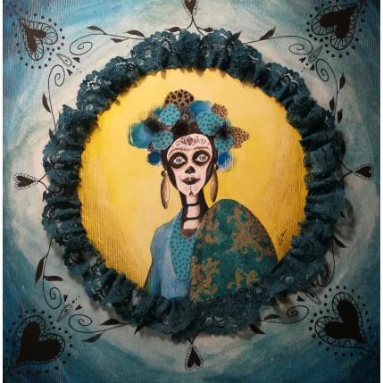 Painting Pronta per un ballo by Nai | Painting Surrealism Acrylic, Gluing