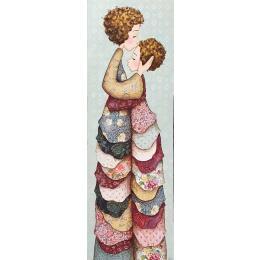 Peinture Edith et Suzanne par Blais Delphine | Tableau Art naïf Acrylique, Collage Portraits