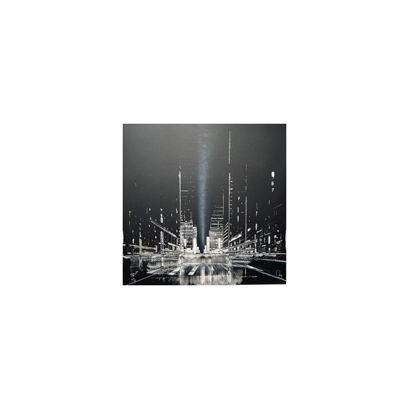 Peinture Stampede par Rey Julien | Tableau Figuratif Feuille d'or