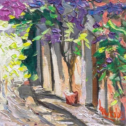 Painting Glycine by Brooksby | Painting Figurative Oil Landscapes