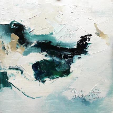 Painting Les reflets by Dumontier Nathalie | Painting Abstract Oil Minimalist, Pop icons