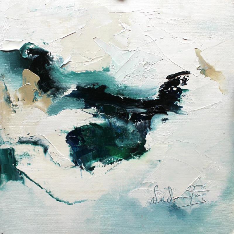 Gemälde Les reflets von Dumontier Nathalie | Gemälde Abstrakt Minimalistisch Öl