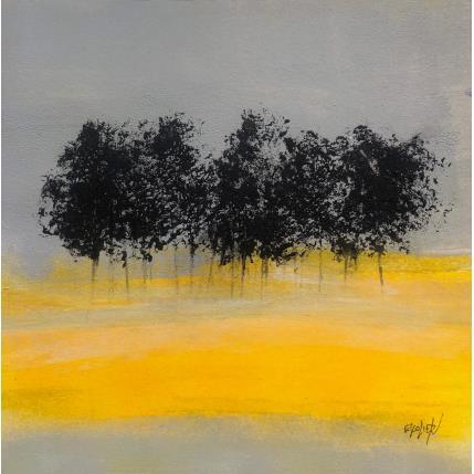 Peinture Habiter la lumière par Escolier Odile | Tableau Figuratif Acrylique Minimaliste, Nature, Paysages