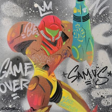 Painting Samus by Lemoine Mael | Painting Pop-art Acrylic, Graffiti Pop icons