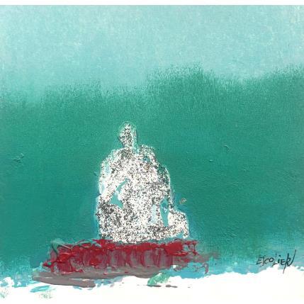 Gemälde Présence. von Escolier Odile | Gemälde Figurativ Acryl Alltagsszenen, Landschaften, Natur