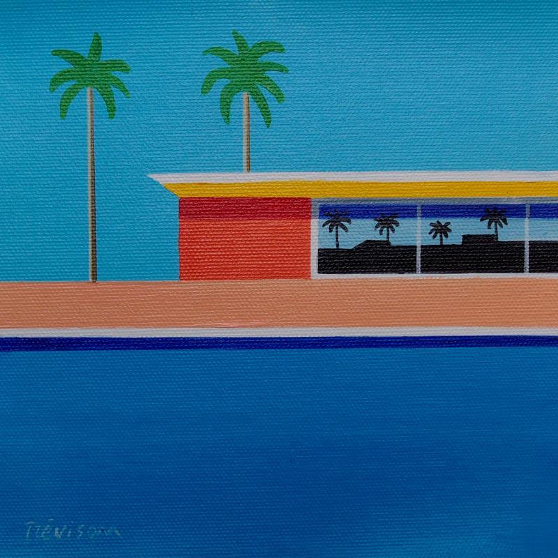 Gemälde California light von Trevisan Carlo | Gemälde Surrealismus Architektur Öl