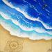 Painting HAWAII by Geiry | Painting Subject matter Landscapes Nature Animals Wood Acrylic Resin Pigments Marble powder