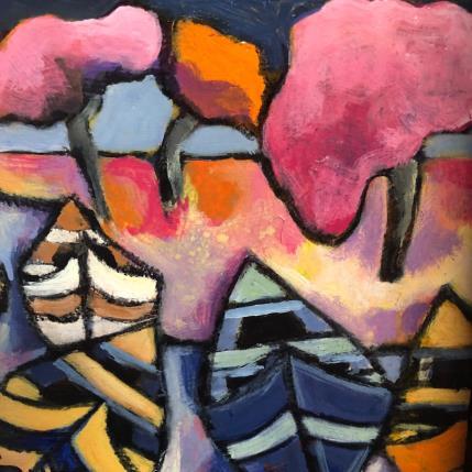 Peinture Marée basse  par Fauve | Tableau Figuratif Acrylique Marine