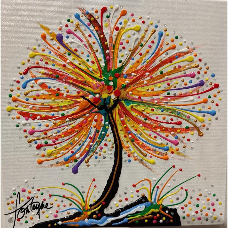 Painting Près de toi by Fonteyne David | Painting Figurative Nature Acrylic