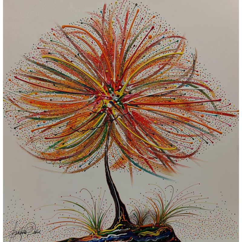 Peinture L'Arbre de toutes les Passions par Fonteyne David | Tableau Figuratif Acrylique