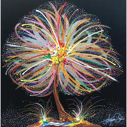 Peinture Le chant des arbres par Fonteyne David | Tableau Figuratif Acrylique Nature