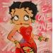 Painting Betty Boop  by Lemoine Mael | Painting Pop-art Pop icons Graffiti Acrylic