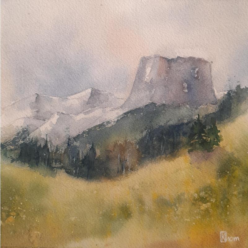 Painting Vercors by Khomyakova  Liliya  | Painting Figurative Watercolor