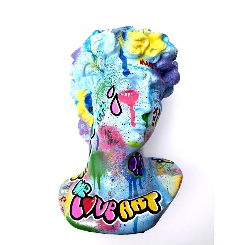 Sculpture DAVID HEAD BUST WE LOVE ART par Cmon | Sculpture Pop-art Icones Pop