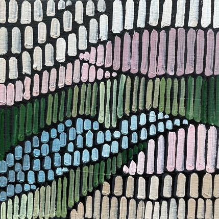 Pintura first greens 1 por Dmitrieva Daria | Pintura Abstracto Acrílico Naturaleza