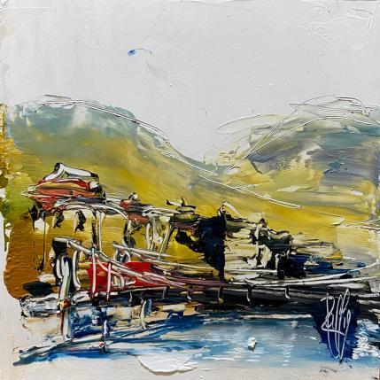 Gemälde Pont suspendu von Raffin Christian | Gemälde Figurativ Öl Landschaften