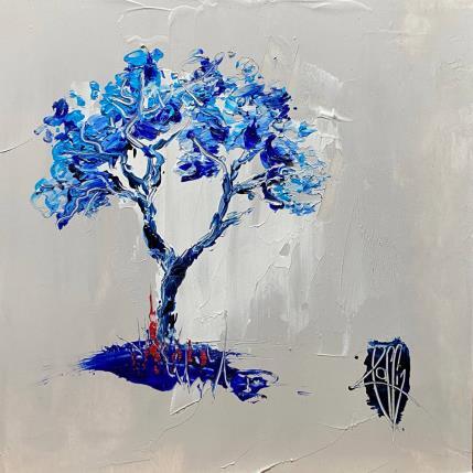 Gemälde Senteur bleutée von Raffin Christian | Gemälde Figurativ Öl Landschaften, Pop-Ikonen