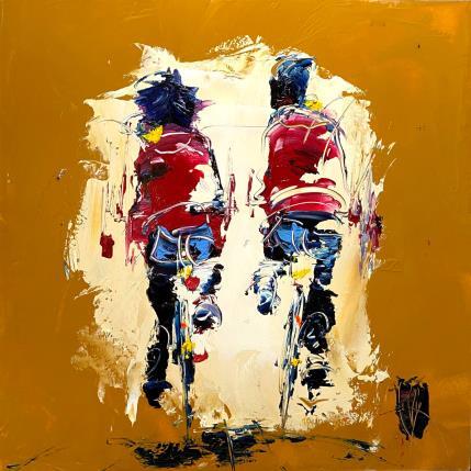 Peinture Balade à deux par Raffin Christian | Tableau Figuratif Huile Scènes de vie