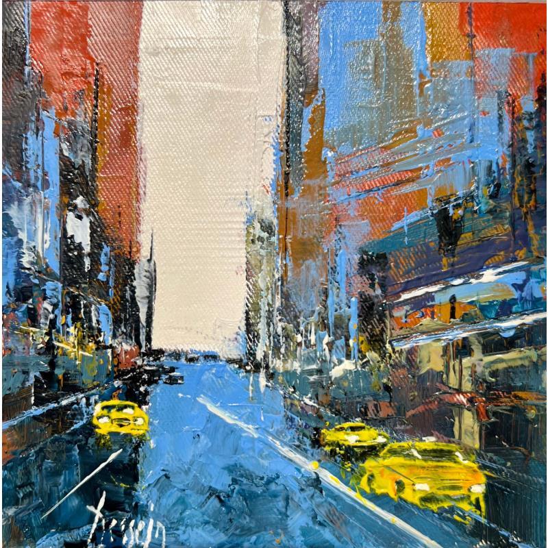 Painting Taxis by Dessein Pierre | Painting Figurative Oil