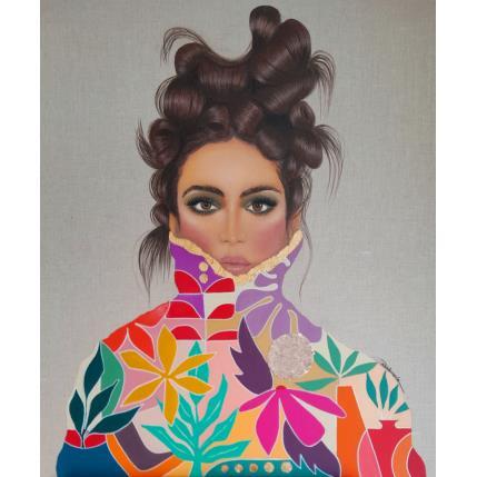 Gemälde Atala von Rosângela | Gemälde Figurativ Acryl Porträt