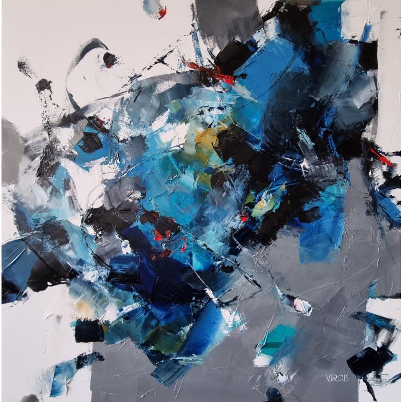 Gemälde After party von Virgis | Gemälde Abstrakt Minimalistisch Öl