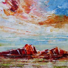 Painting Sedona Airport Mesa View #1 by Reymond Pierre | Painting Figurative Oil Landscapes, Pop icons