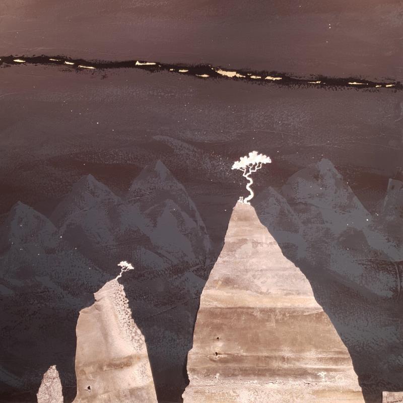 Painting N°4826 Au crépuscule by Lemonnier  | Painting Subject matter Landscapes Acrylic Zinc