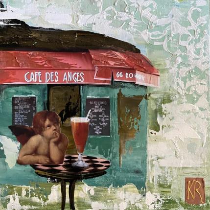 Peinture Tout comme moi par Romanelli Karine | Tableau Figuratif Acrylique, Collage, Pastel, Posca Scènes de vie, Urbain