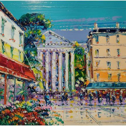 Painting Fleurs à la Madeleine by Corbière Liisa | Painting Figurative Oil Landscapes