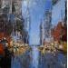 Painting NY Lexington by Dessein Pierre | Painting Figurative Oil