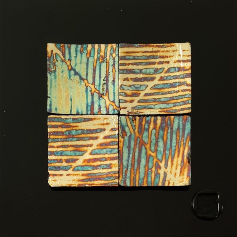 Painting Hawai by Bauquel Véronique | Painting Abstract Minimalist Wood