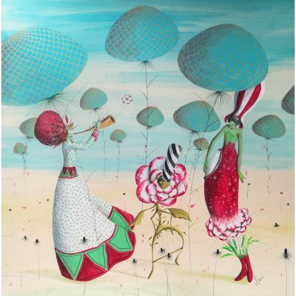 Painting Quando suona così, che fare? by Nai | Painting Surrealism Acrylic, Gluing Animals, Marine, Music