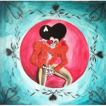 Gemälde Il Carnevale pensato in Messico von Nai | Gemälde Surrealismus Acryl, Collage Alltagsszenen, Gesellschaft, Pop-Ikonen
