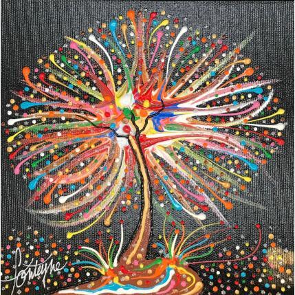 Peinture Rayonner pour la paix par Fonteyne David | Tableau Figuratif Acrylique Nature