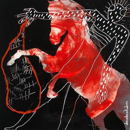 Painting Force est de constater le temps qui passe by Doudoudidon | Painting Raw art Acrylic