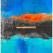 Peinture Abstraction #1755 par Hévin Christian | Tableau Abstrait Minimaliste Huile Acrylique Pastel