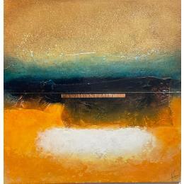 Painting Abstraction #1770 by Hévin Christian | Painting Abstract Acrylic, Oil, Pastel Minimalist