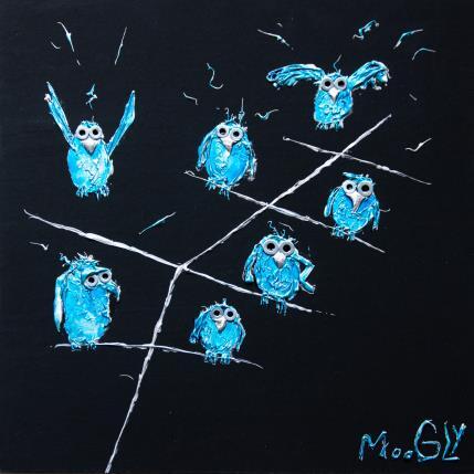Peinture Télévisius par Moogly | Tableau Art Singulier Acrylique, Résine Animaux
