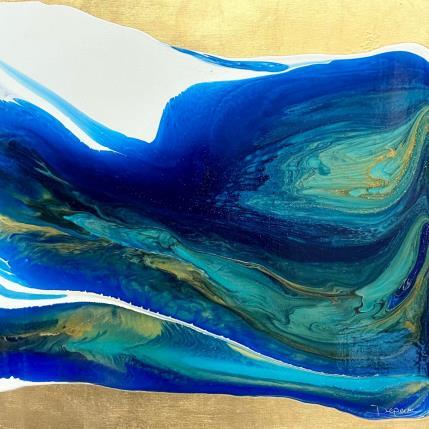 Painting Profondeurs marines 1644 by Depaire Silvia | Painting Abstract Acrylic Landscapes, Marine, Minimalist