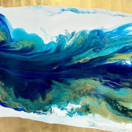 Painting Profondeurs marines 1642 by Depaire Silvia | Painting Abstract Acrylic Landscapes, Marine, Minimalist