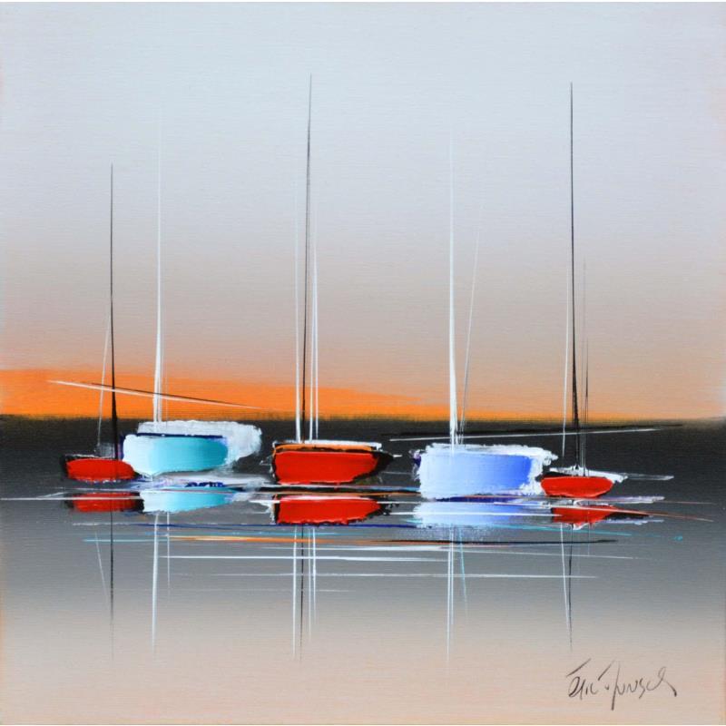 Painting Un jour nouveau by Munsch Eric | Painting Figurative Marine Oil Acrylic