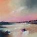 Painting Rêverie  by Pienon Cyril | Painting Figurative Landscapes Acrylic Sand