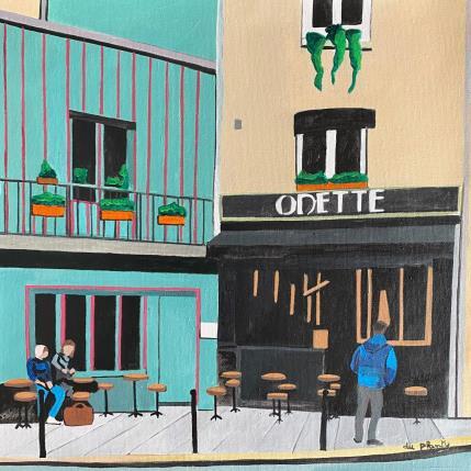 Pintura Odette por Du Planty Anne | Pintura Figurativo Acrílico Urbano