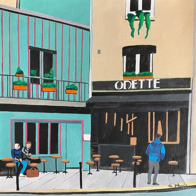 Pintura Odette  por Du Planty Anne | Pintura Figurativo Urbano Acrílico