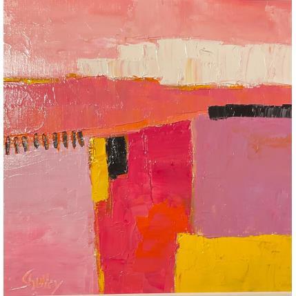 Peinture Atmosphère par Shelley | Tableau Abstrait Huile