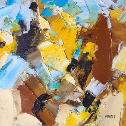 Peinture South wind par Virgis | Tableau Abstrait Huile Minimaliste
