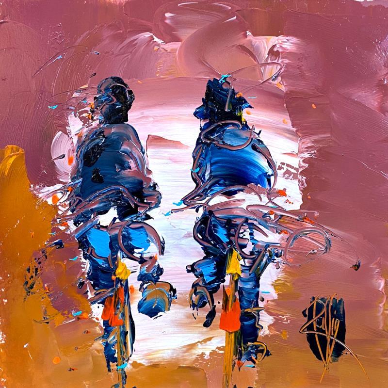 Gemälde Complices von Raffin Christian | Gemälde Figurativ Alltagsszenen Öl