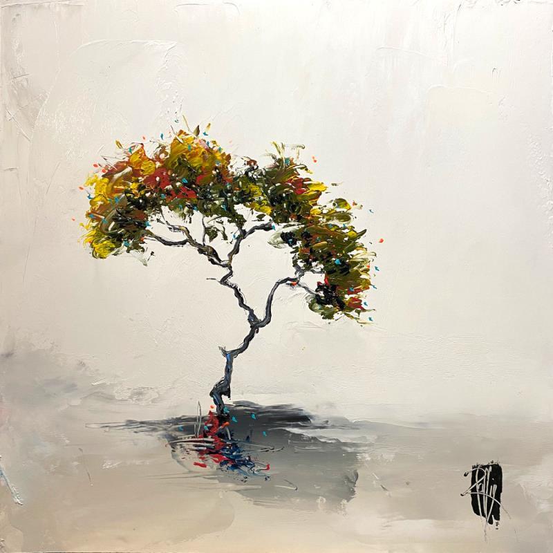 Painting Instant nature by Raffin Christian | Painting Figurative Landscapes Oil