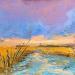 Peinture La pesca par Max Pedreira | Tableau Impressionnisme Paysages Acrylique