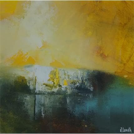 Peinture Morning fog par Lundh Jonas | Tableau Figuratif Acrylique Marine